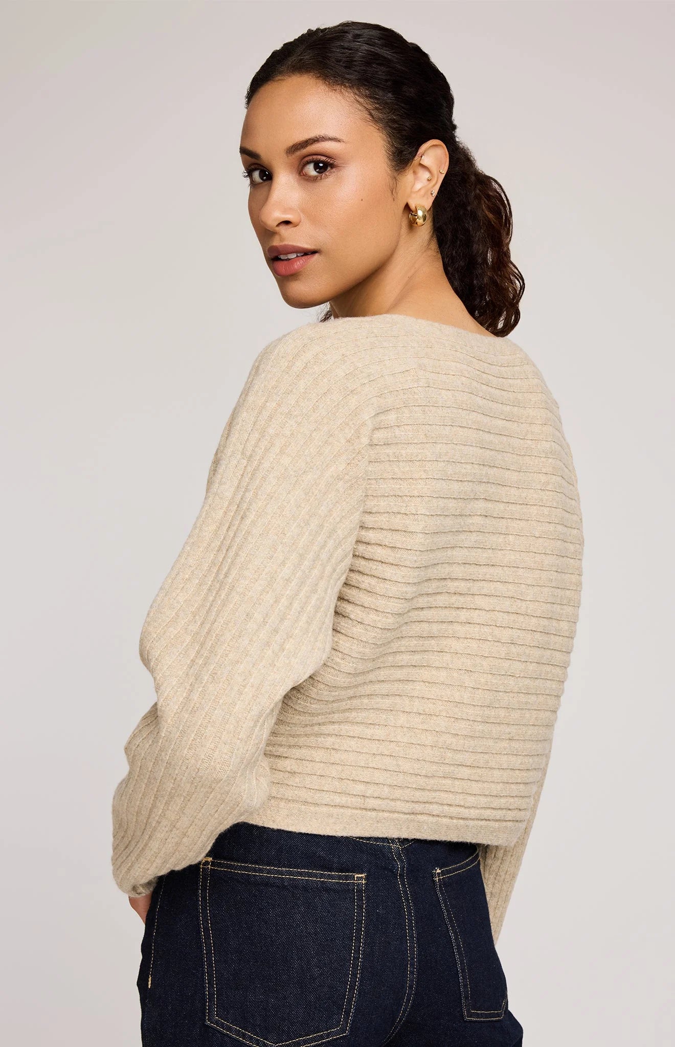 Niko Pullover Sweater - Heather Khaki