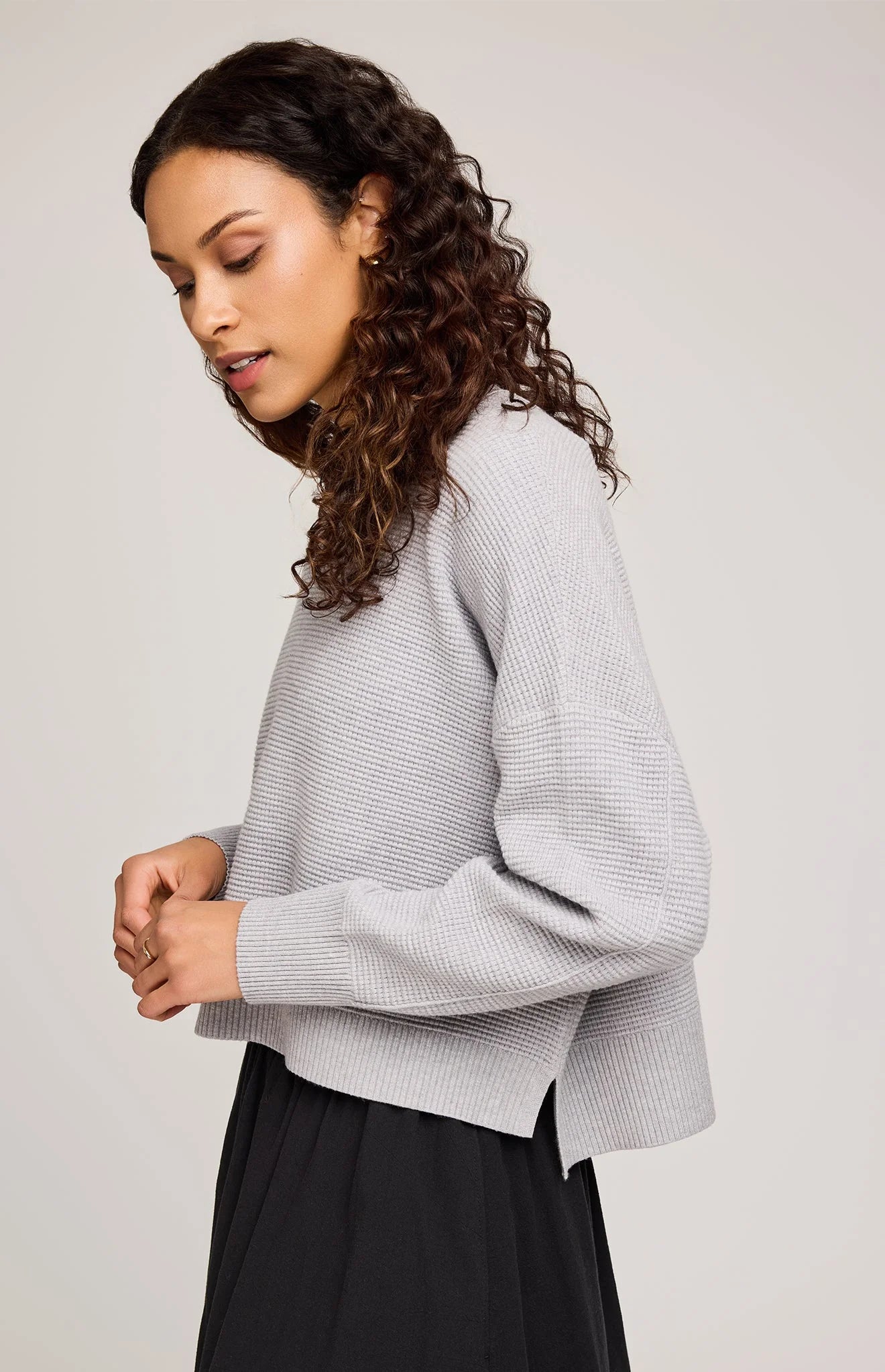 Axel Crewneck Sweater - Heather Ash