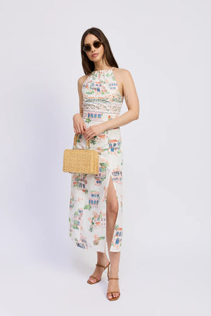 Alaia Linen Maxi Dress