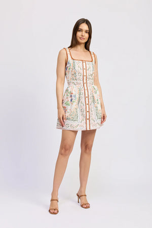 Alaia Scarf Mini Dress