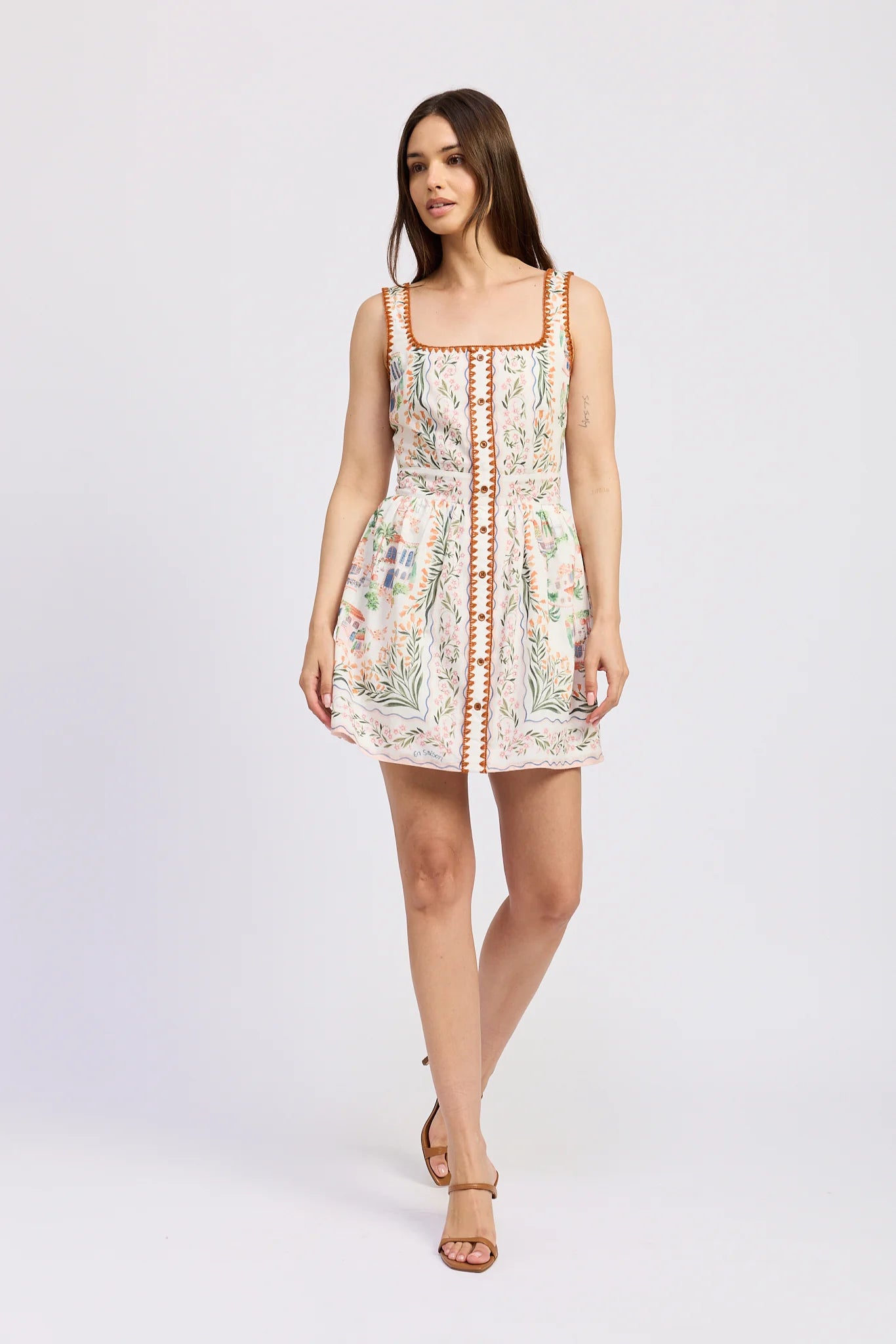 Alaia Scarf Mini Dress