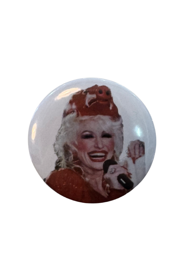 Dolly Loves the Hogs Gameday Pin