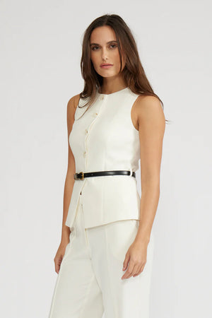 Anna Belted Vest Top