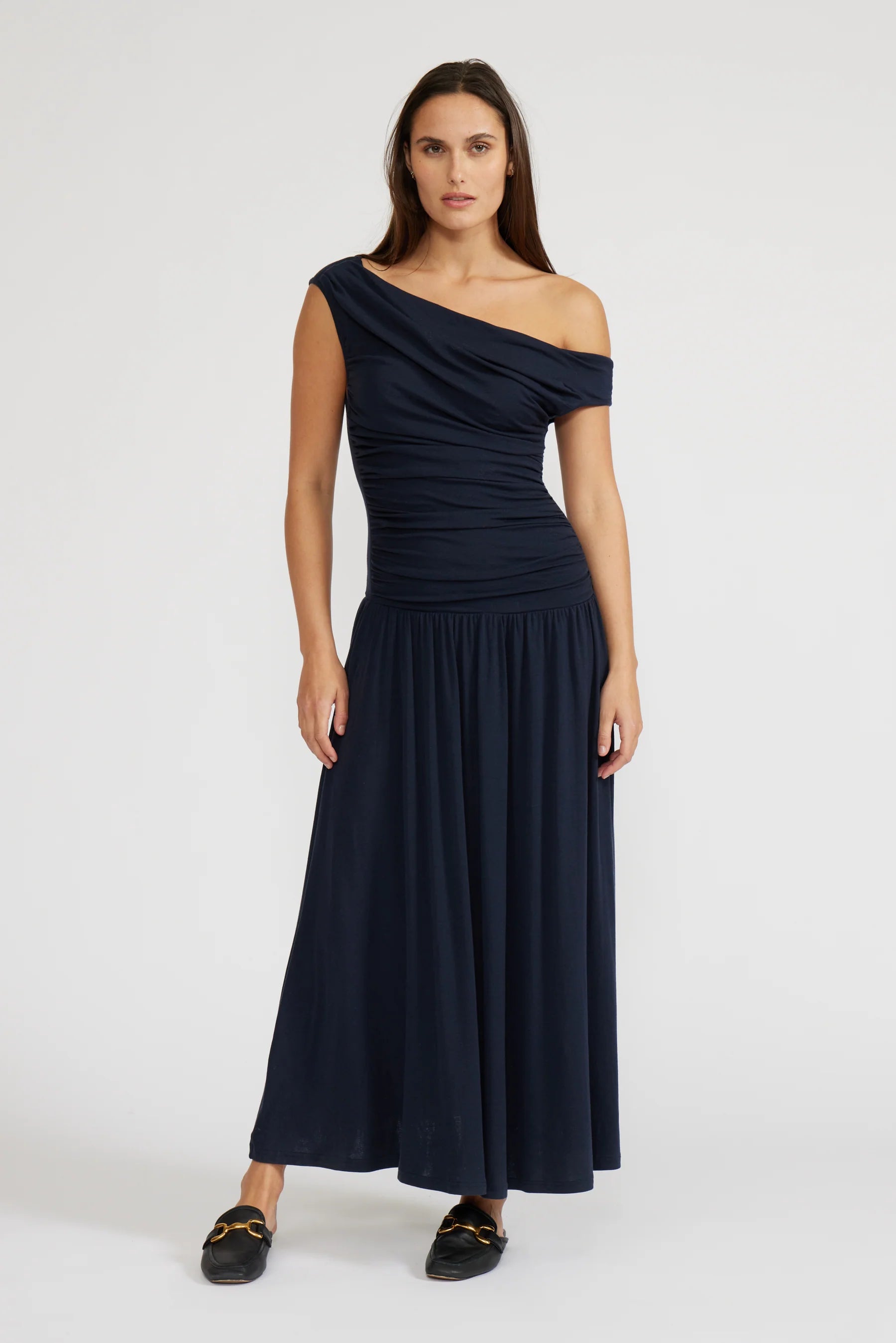Larson Knit Maxi Dress - Navy