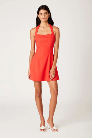Emil Dress - Cherry