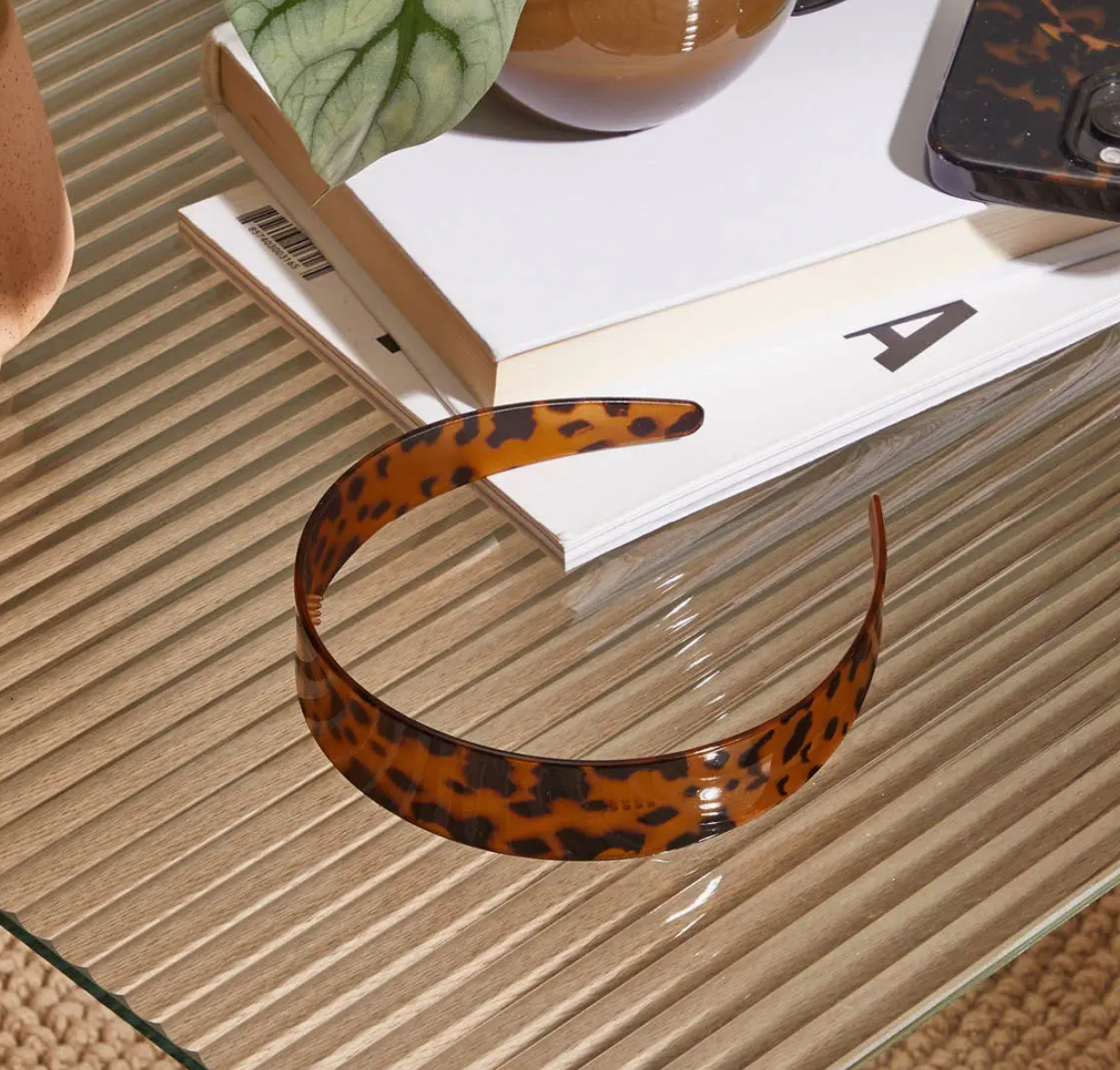 KITSCH Tortoise Plastic Wide Headband