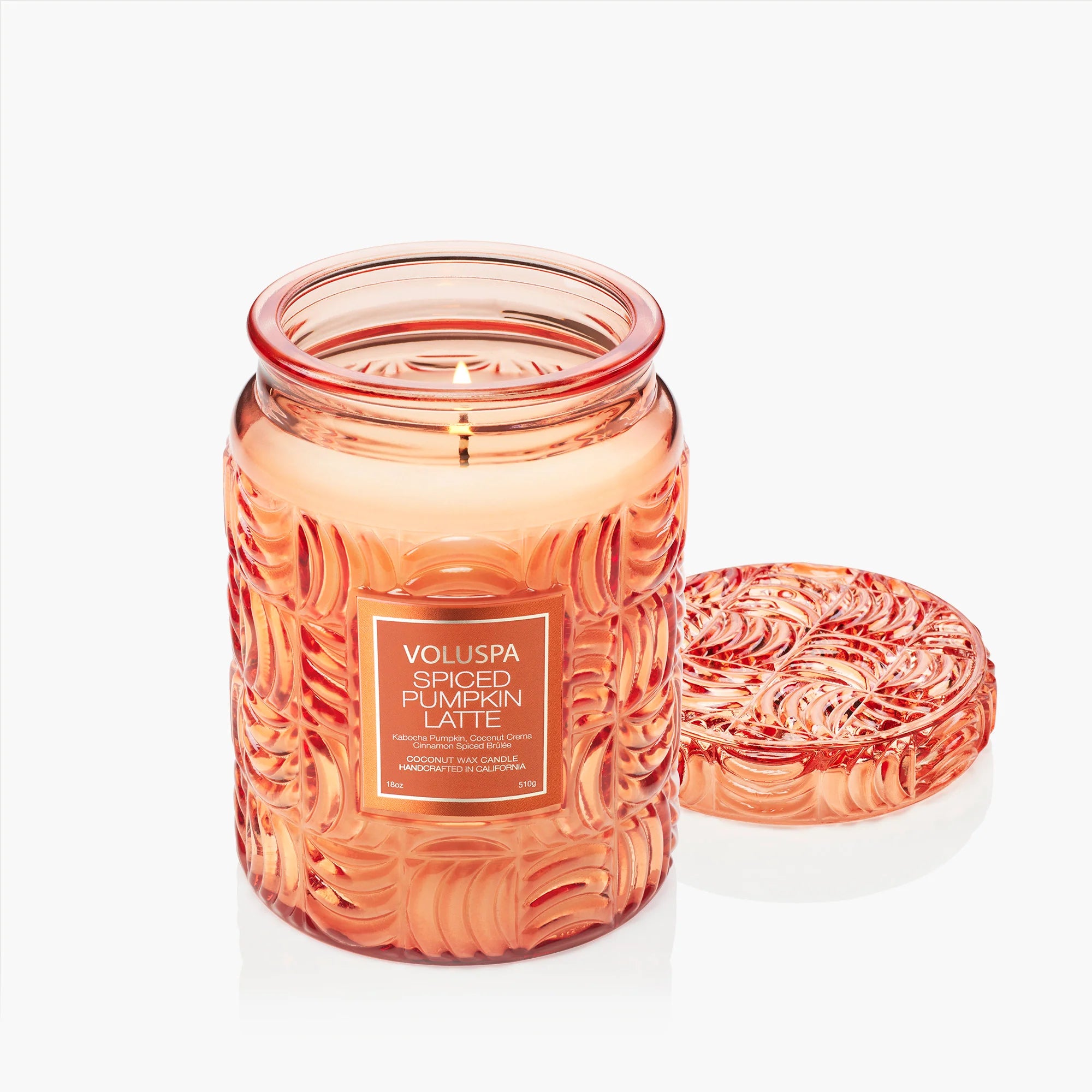 Voluspa Large Jar Glass Candle - Spiced Pumpkin Latte