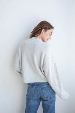 Piper Cardigan - Light Grey