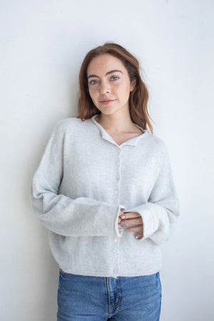 Piper Cardigan - Light Grey