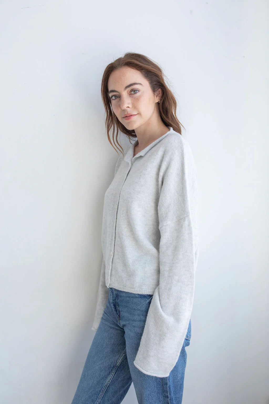 Piper Cardigan - Light Grey