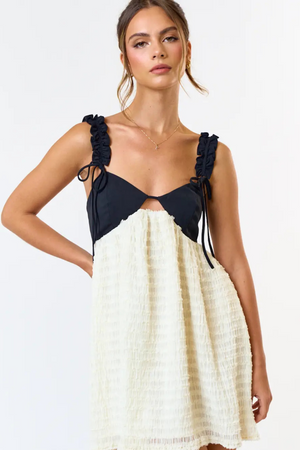 Lilly Babydoll Mini Dress