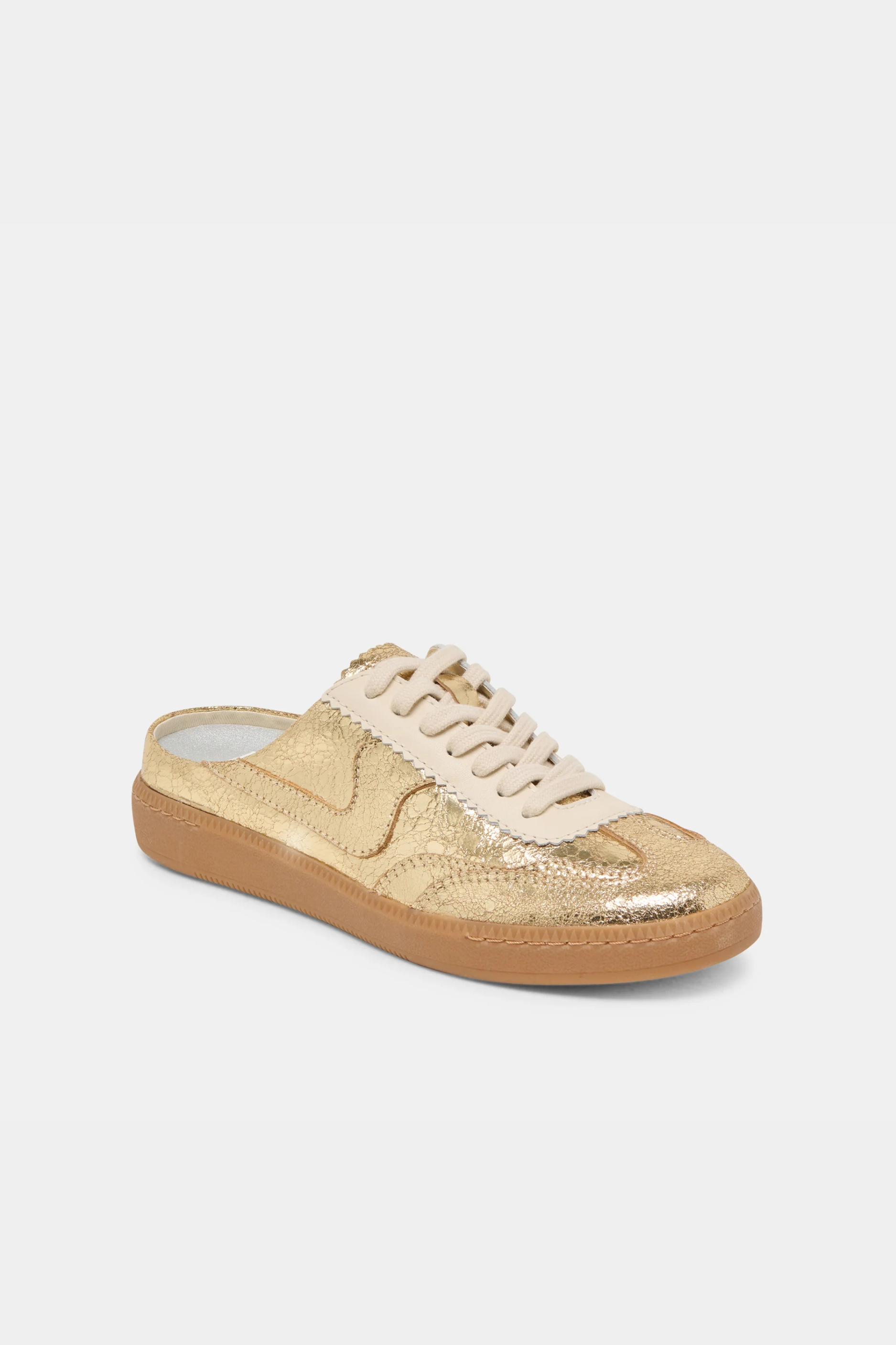 Dolce Vita Notice Slide - Gold Leather