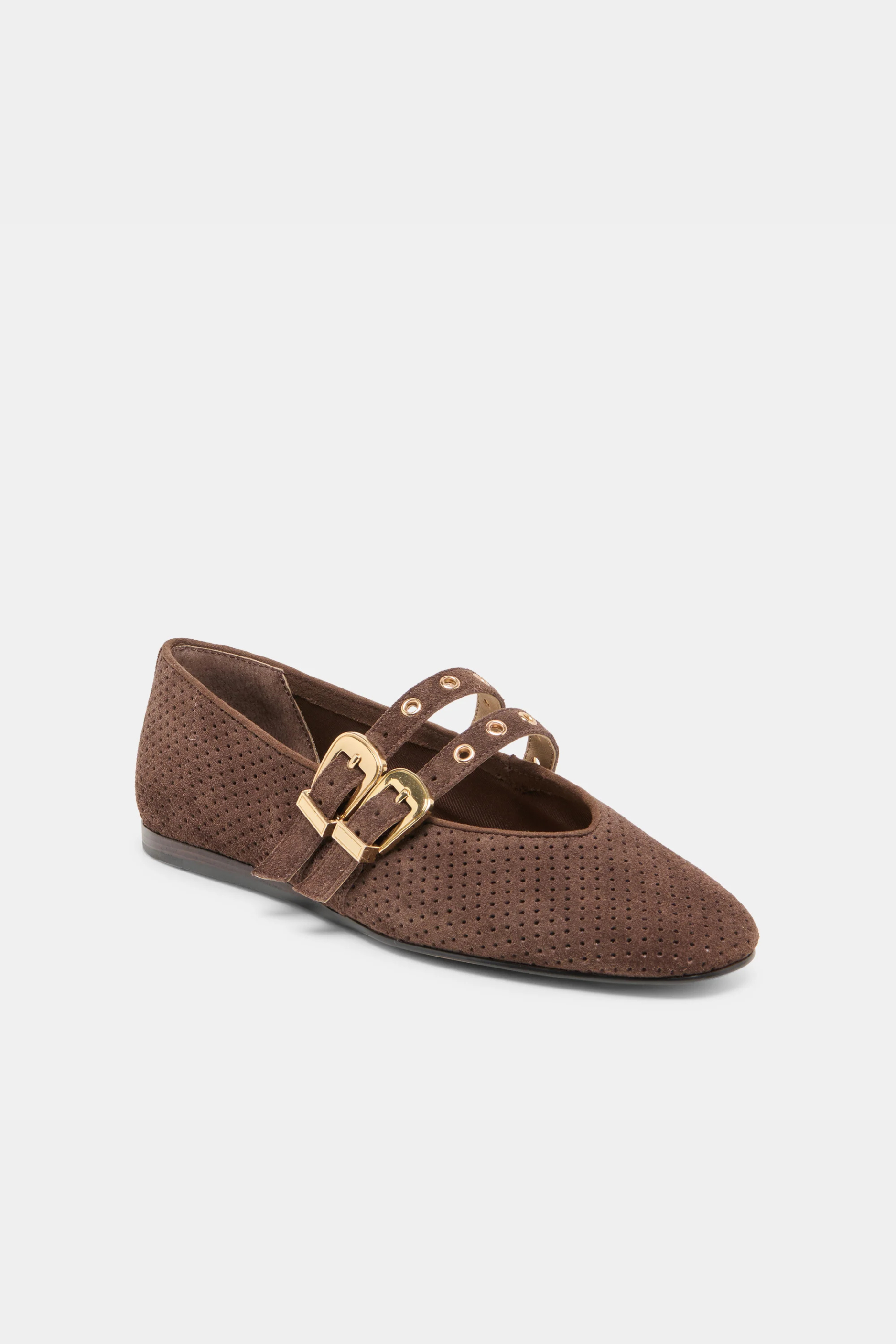 Dolce Vita Baylee Flats - Dk Brown Suede