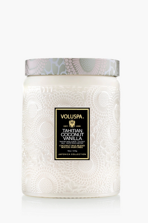 Voluspa Large Glass Jar Candle 18 oz (STORE PICK UP ONLY)