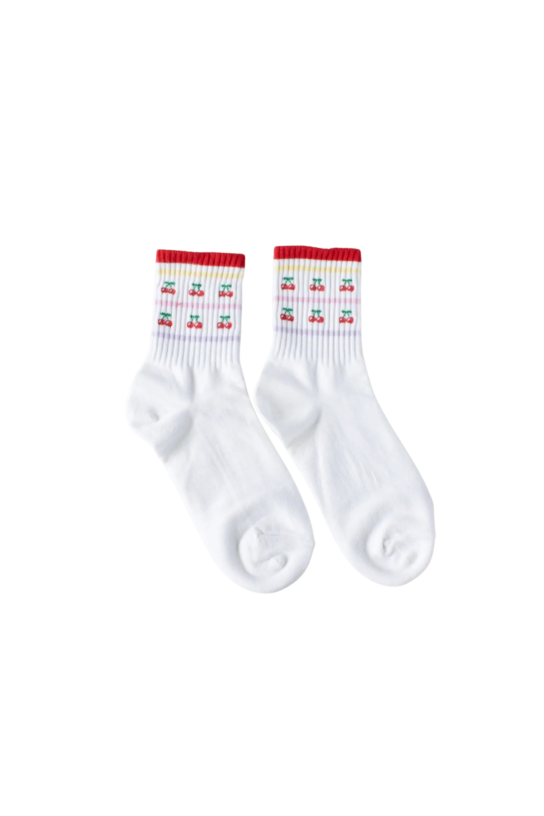 Cherry Print Fruit Socks