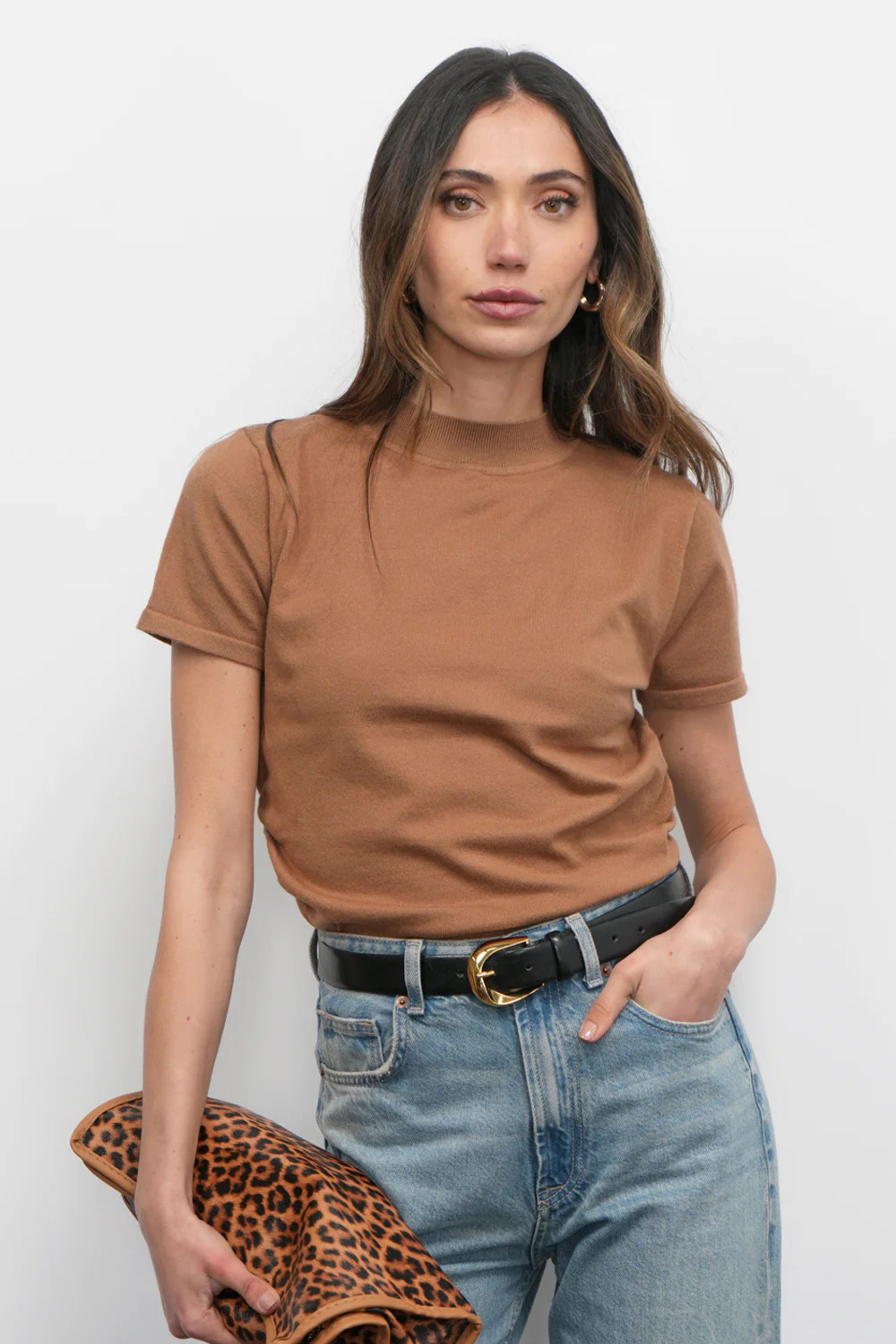 Darcy Ruched Knit Top