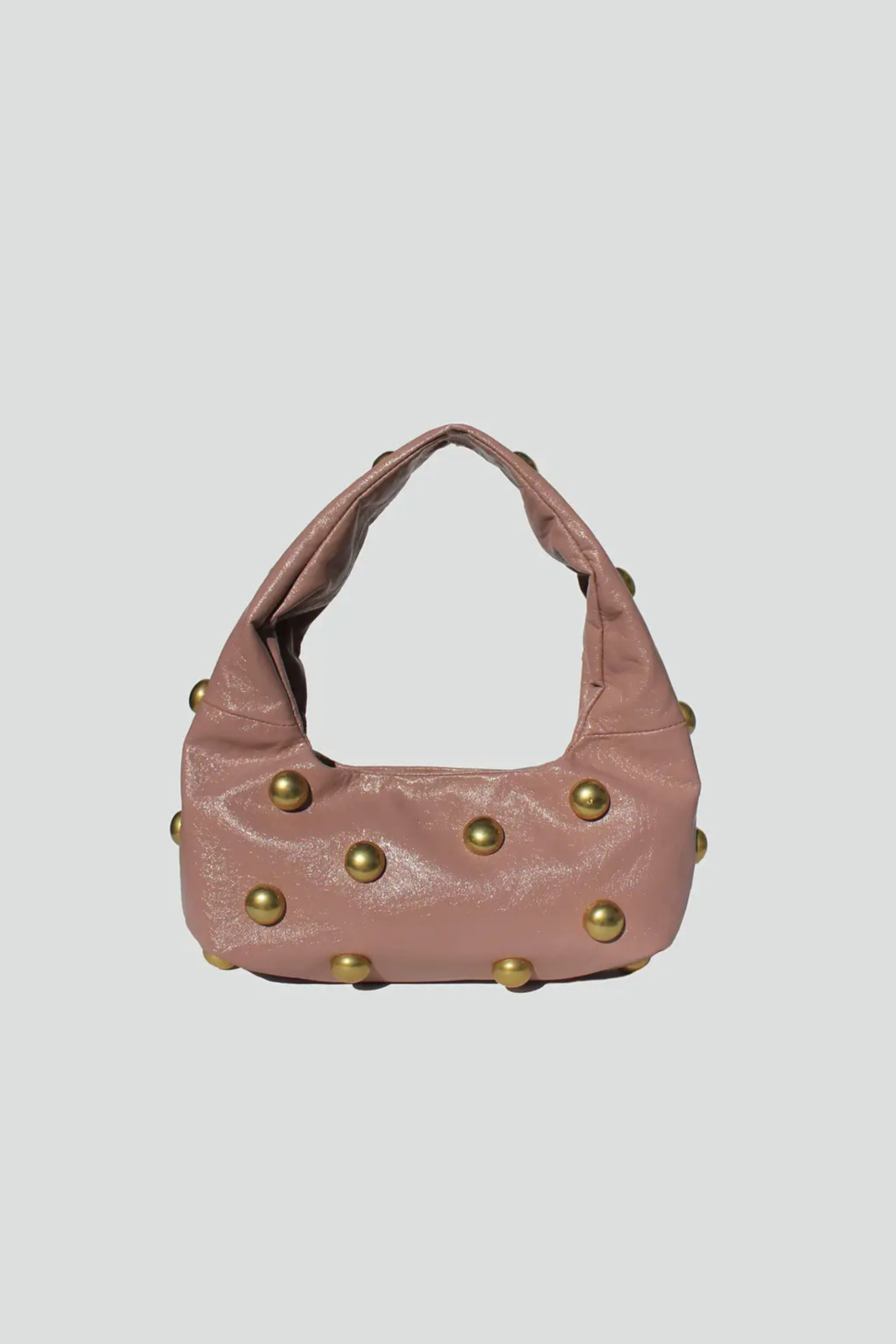 Ariella Studded Shoulder Bag - Rose