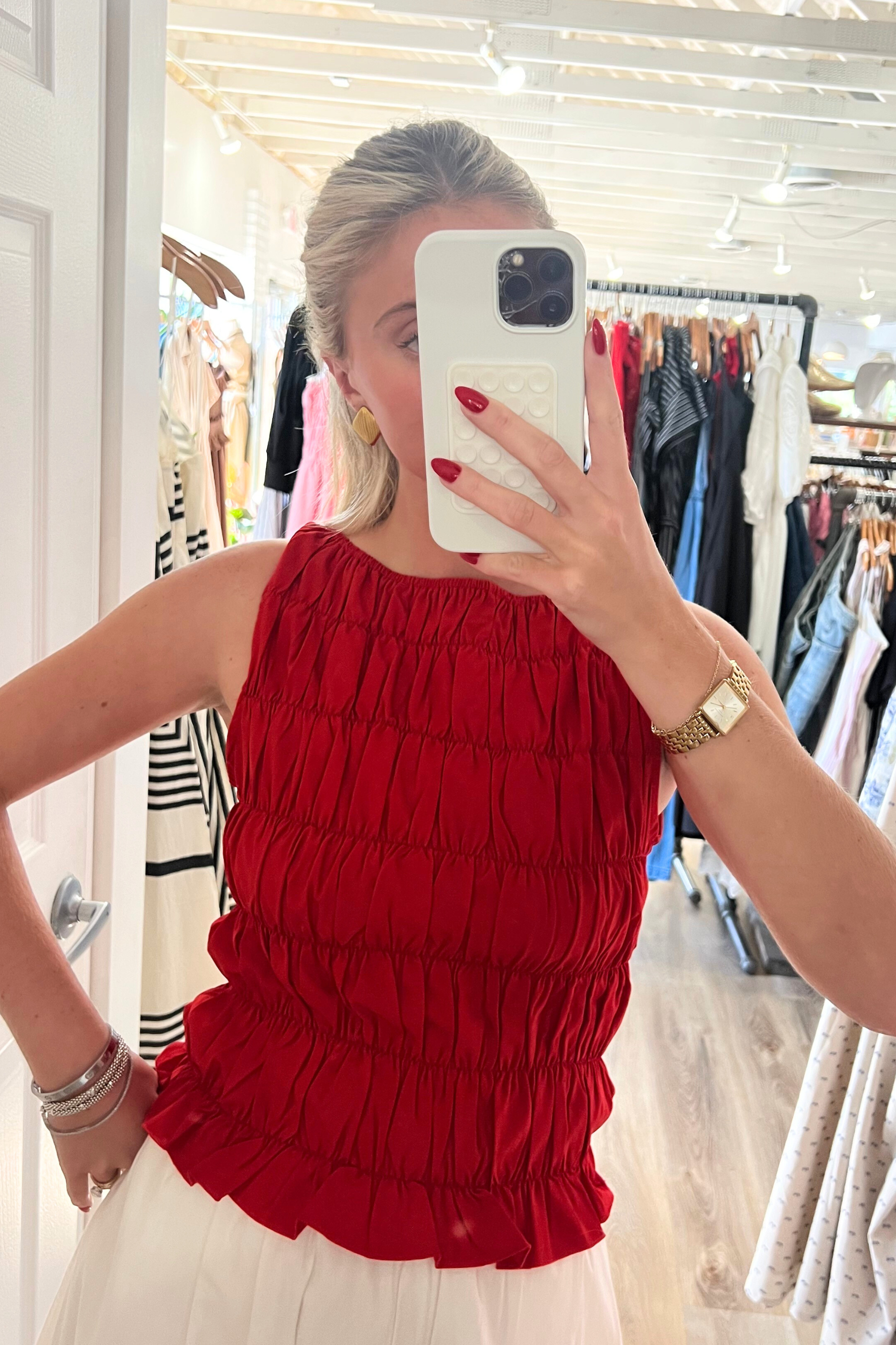Naomi Top - Red
