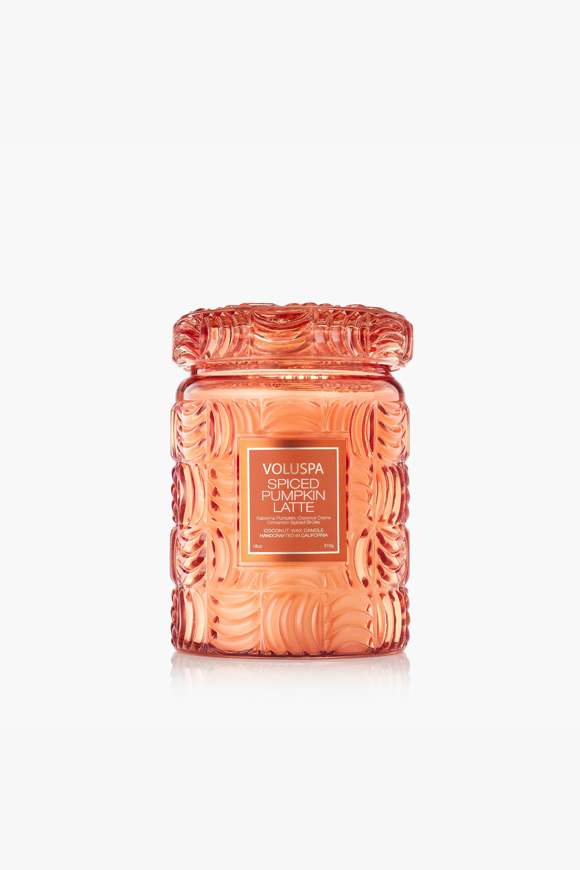 Voluspa Large Jar Glass Candle - Spiced Pumpkin Latte
