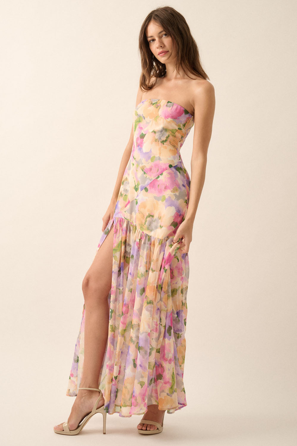 Charlotte Floral Maxi Dress