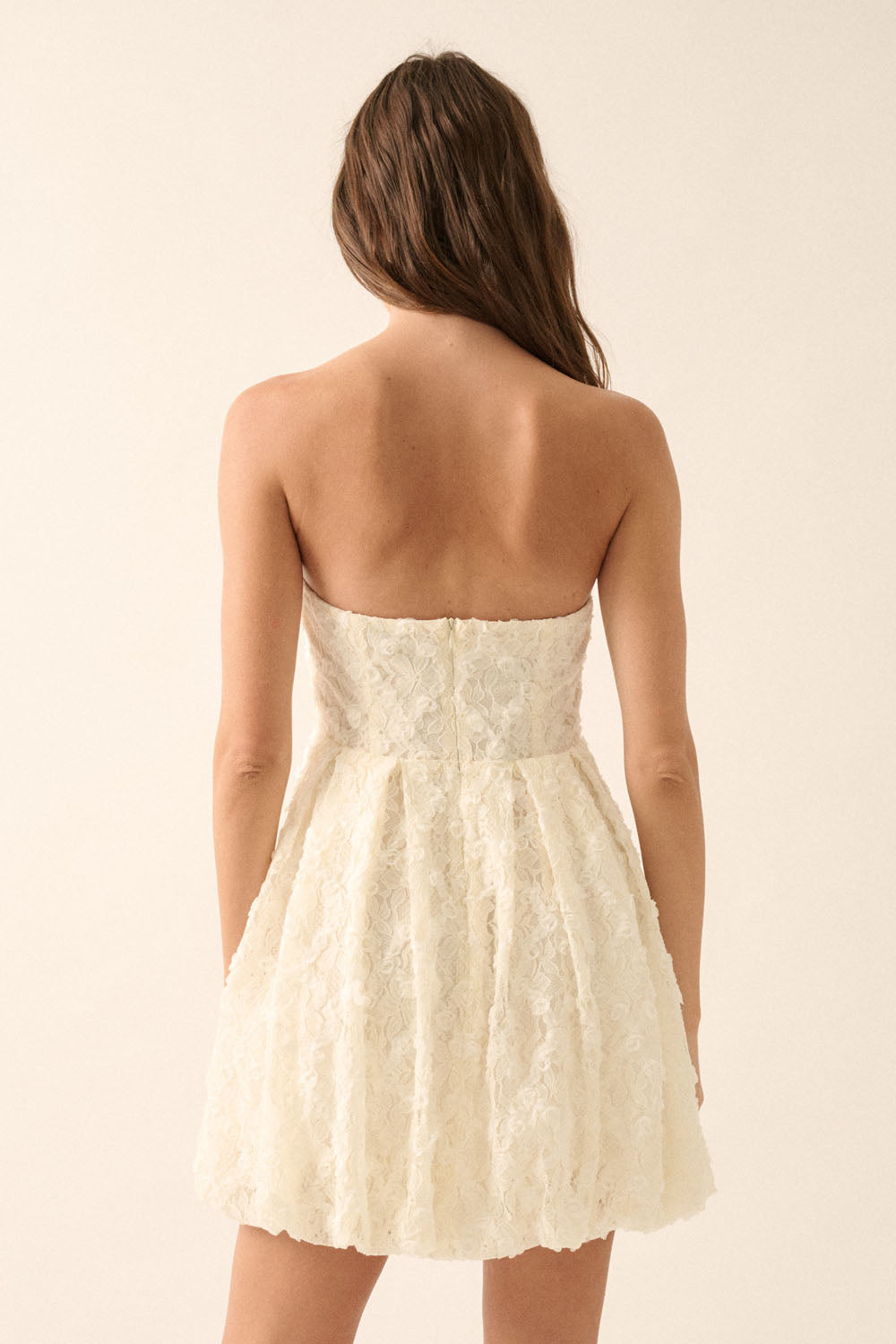 Olivia Floral Lace Mini Dress
