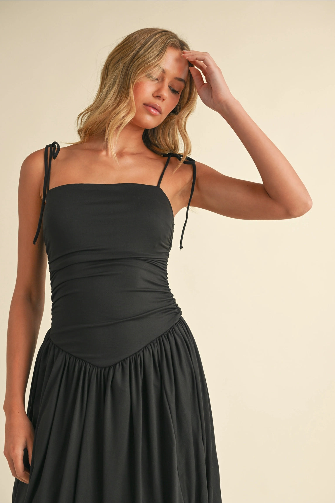 Evelyn Balloon Midi Dress
