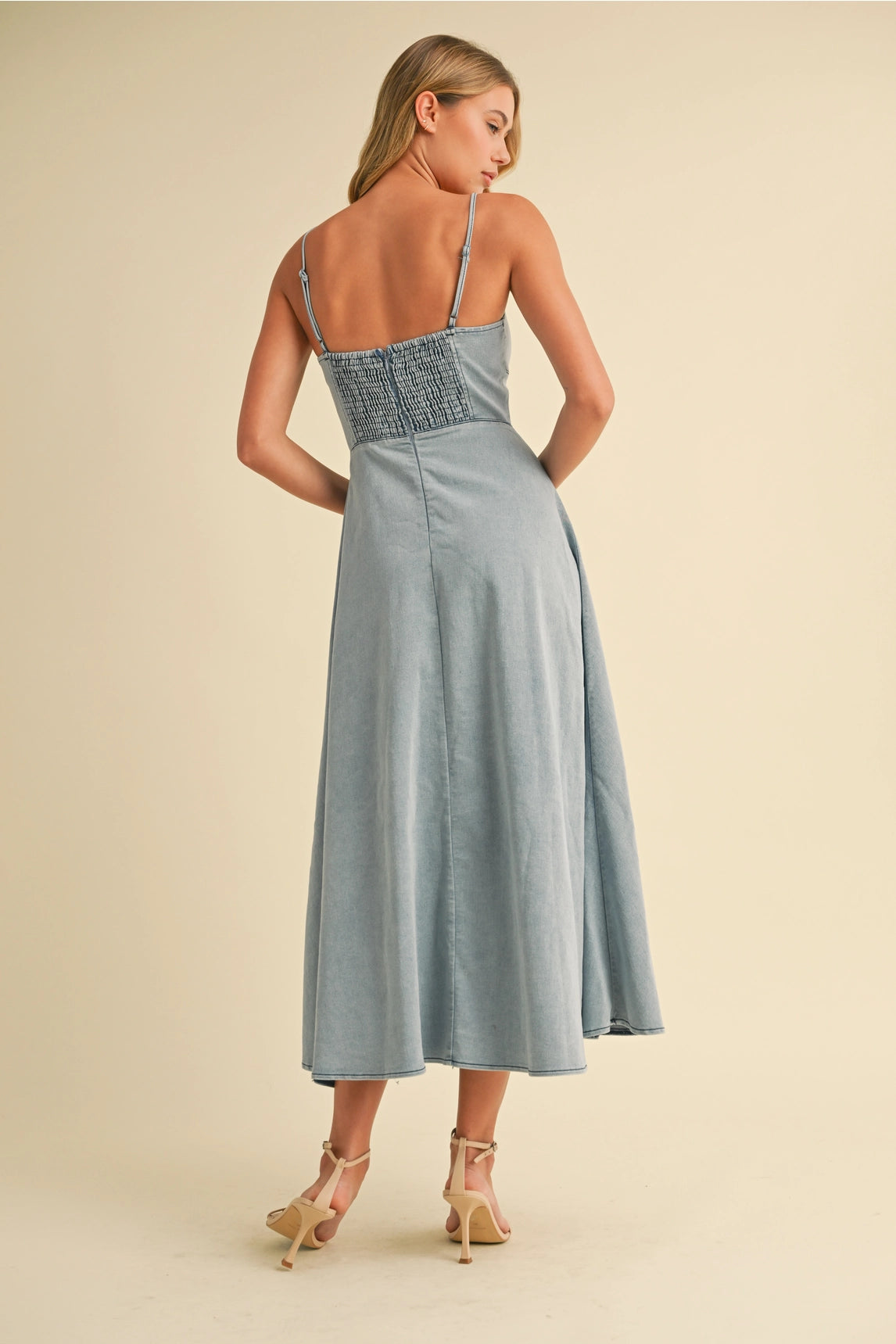 Sophie Denim Midi Dress