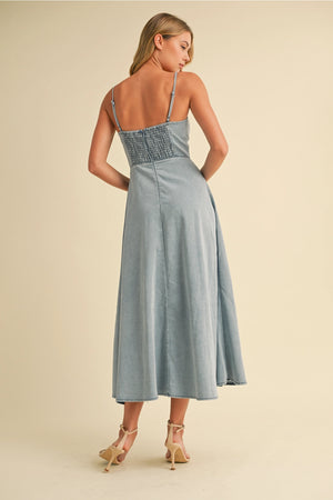 Sophie Denim Midi Dress