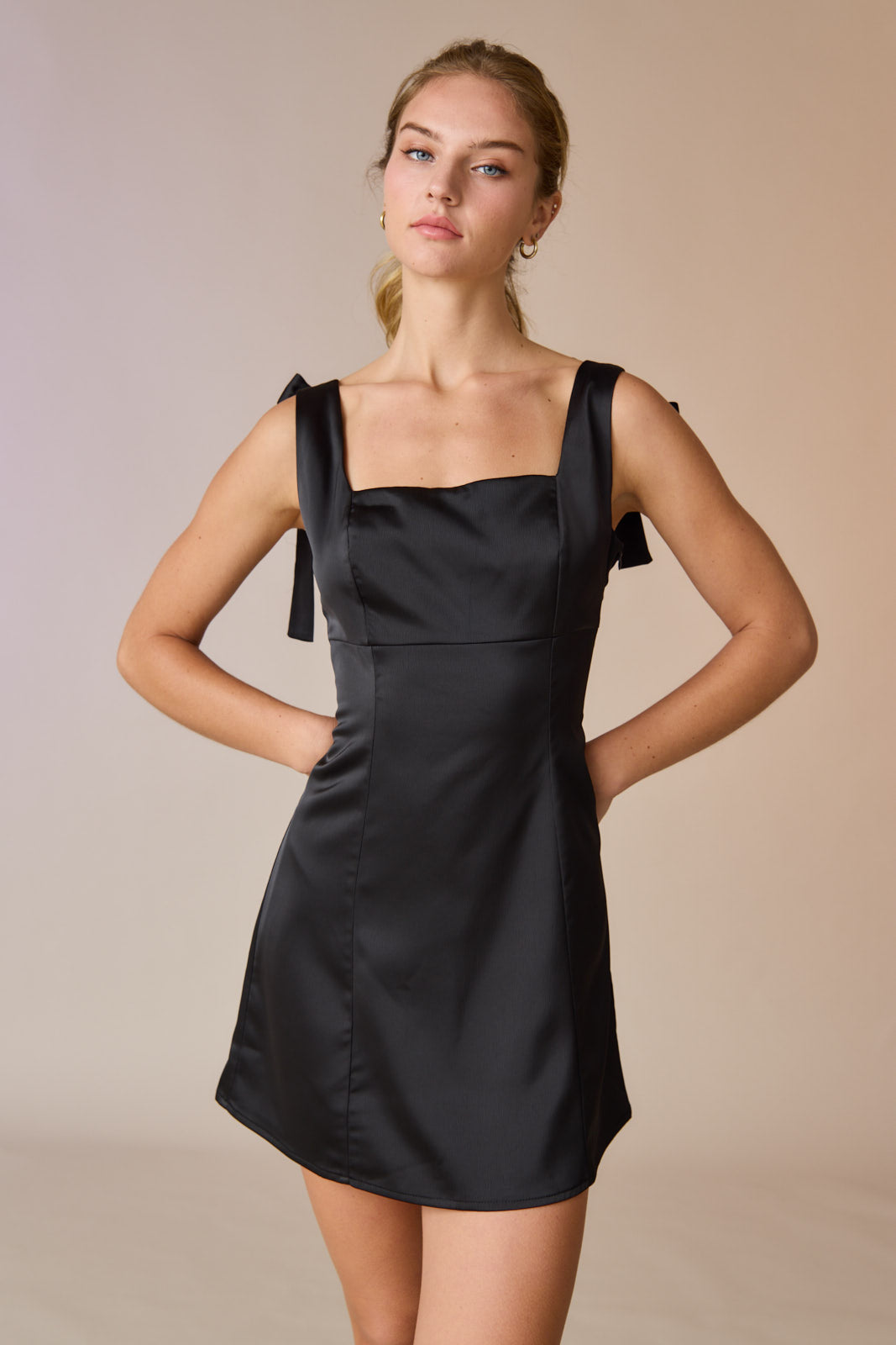 Emily Satin Mini Dress