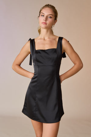 Emily Satin Mini Dress