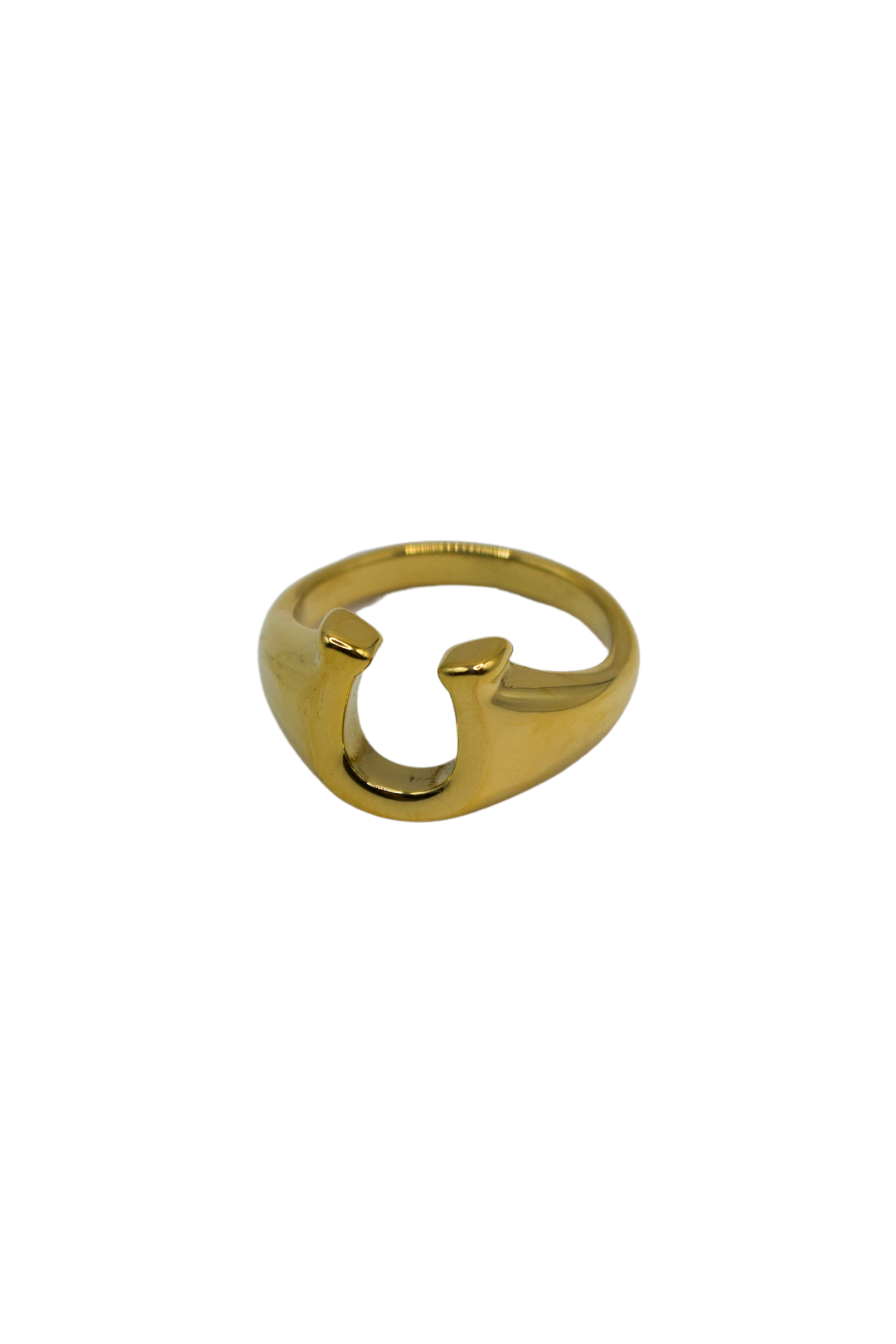 18K Horseshoe Ring