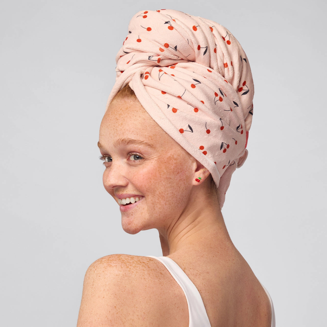 KITSCH XL Hair Towel Wrap - Cherry