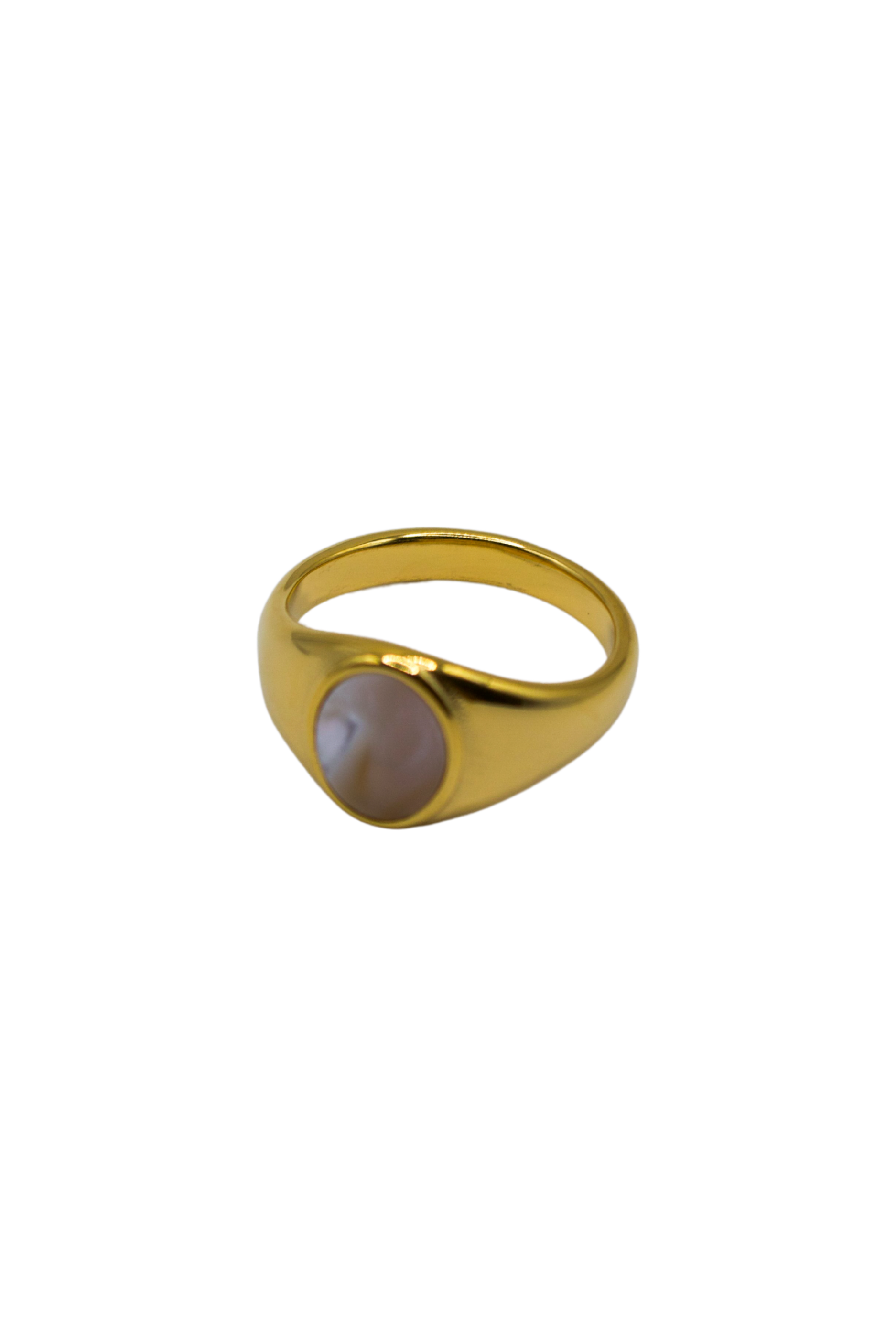 18K Pearlescent Statement Ring