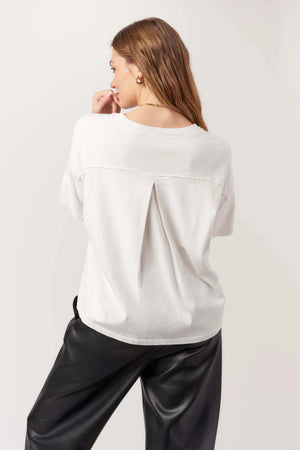 Suarez Boxy Tee - White