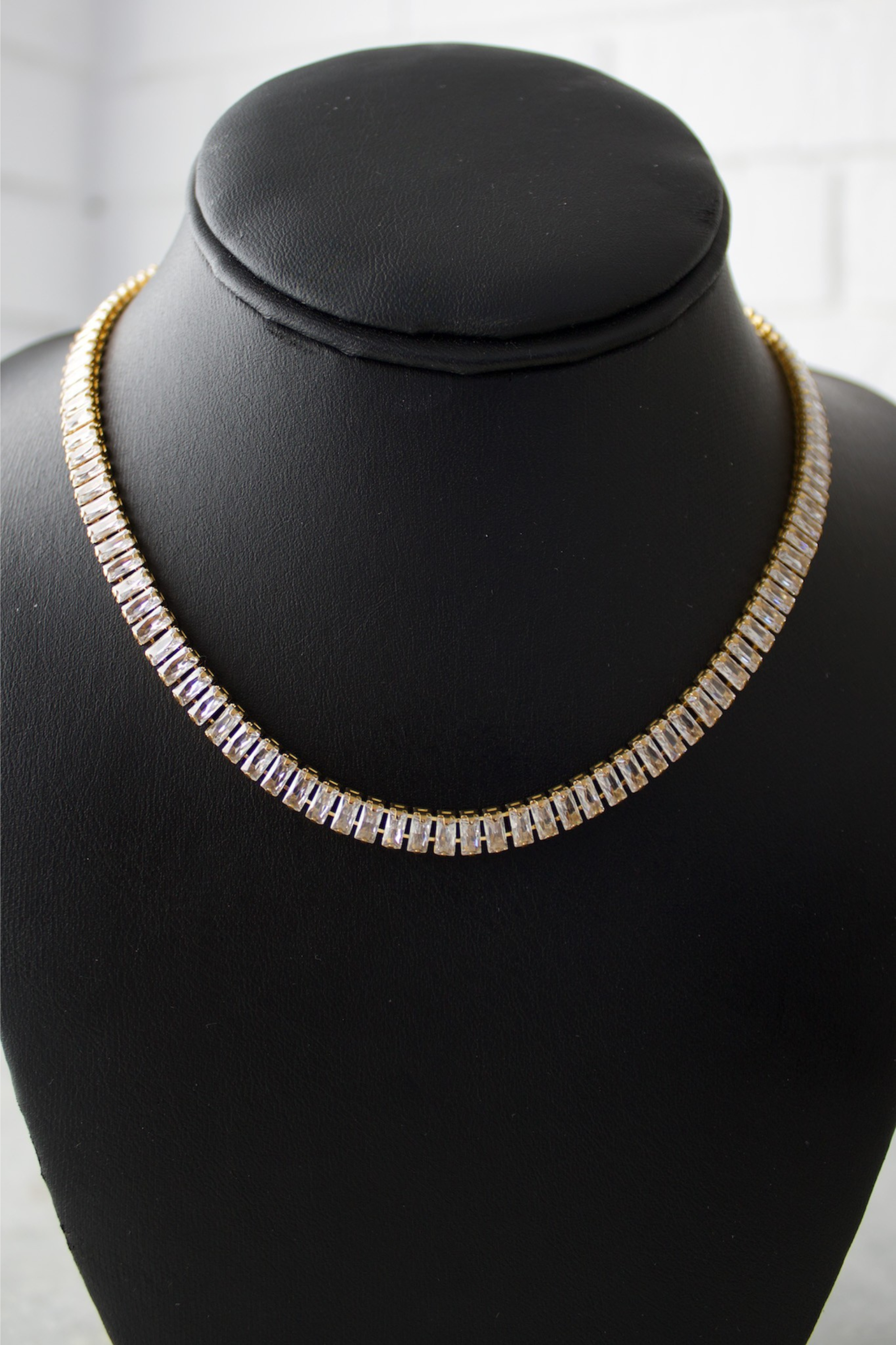 18K Tennis Necklace