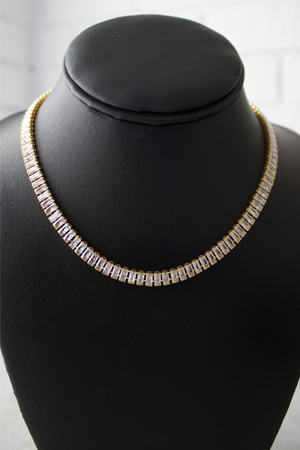18K Tennis Necklace