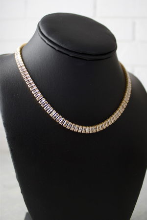 18K Tennis Necklace