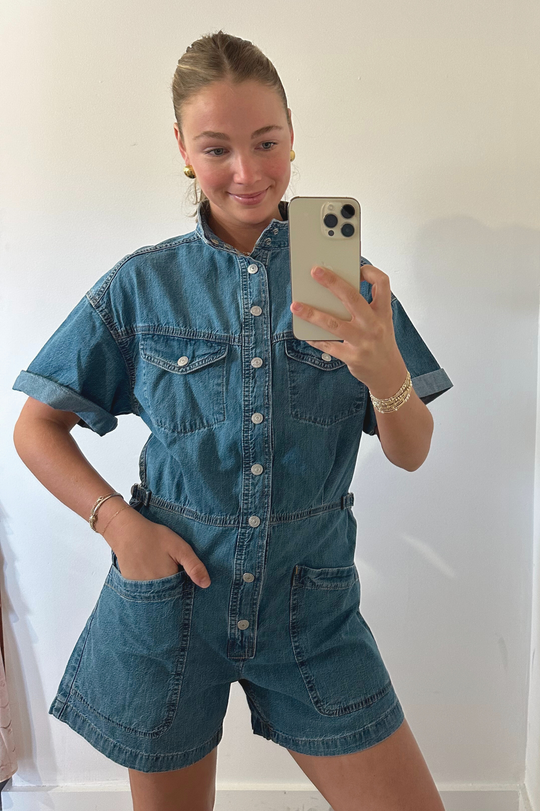 Levi's Surplus Romper - Blue Joke