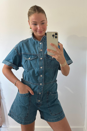Levi's Surplus Romper - Blue Joke
