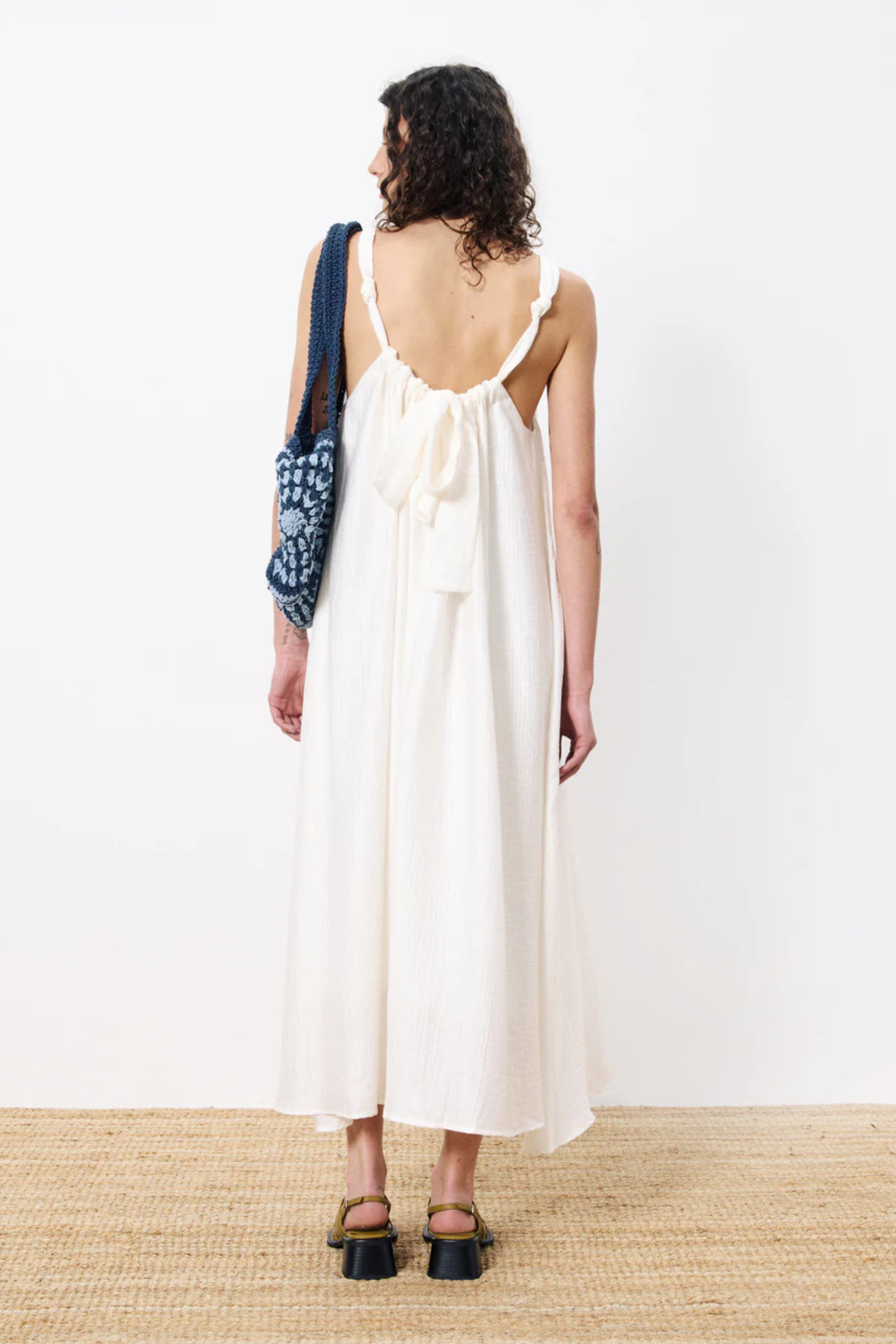 FRNCH Lauria Dress - White
