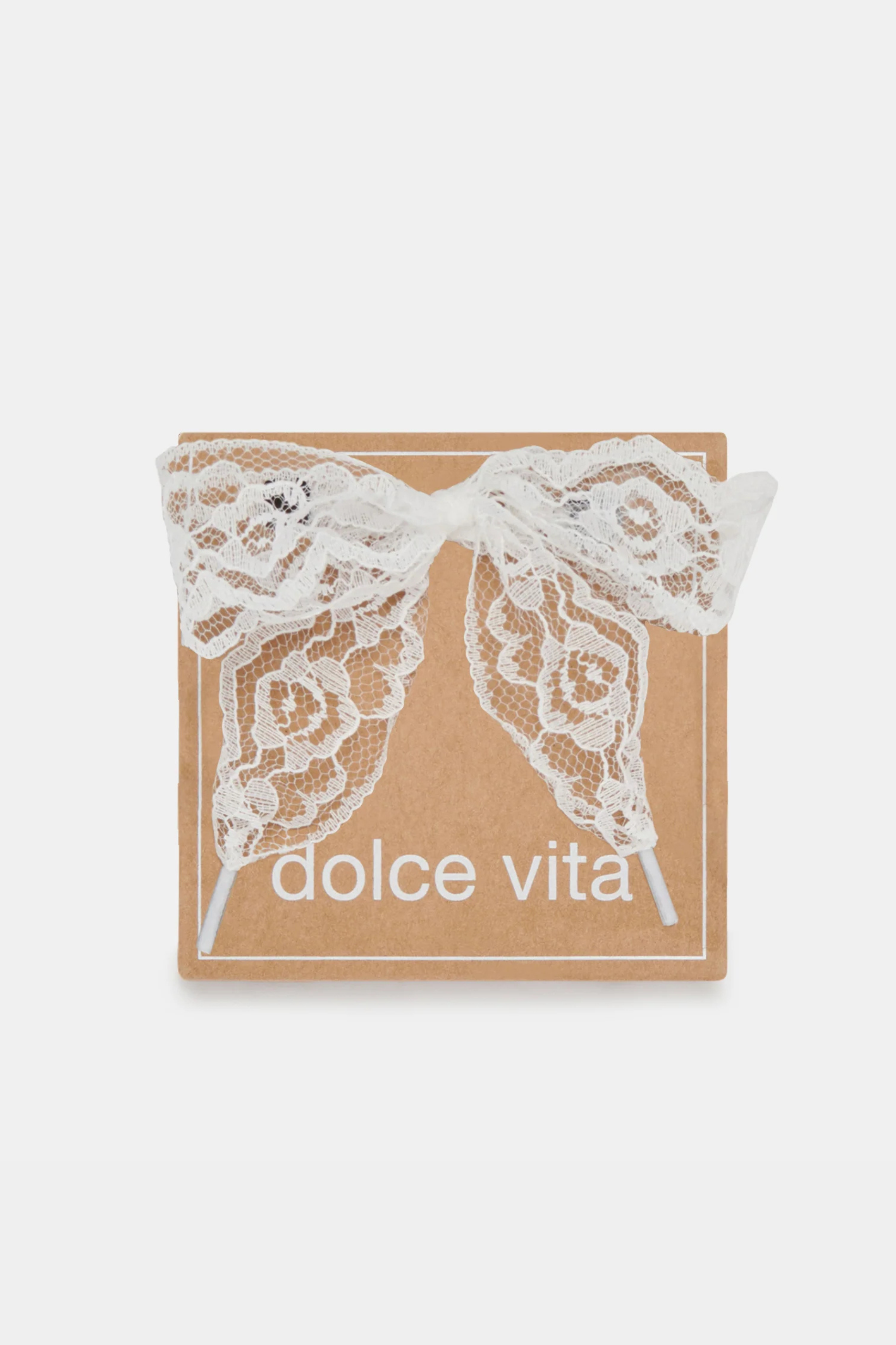 Dolce Vita Lacey Shoe Lace Set - White