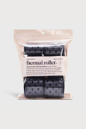 KITSCH Ceramic Thermal Hair Rollers - 8pc Variety Pack