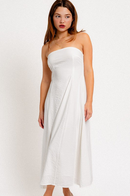 Tube Maxi Dress - White