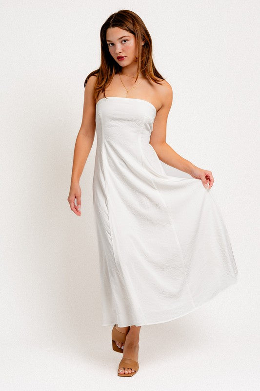 Tube Maxi Dress - White