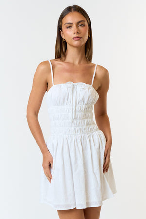 Floral Smocked Tube Mini Dress