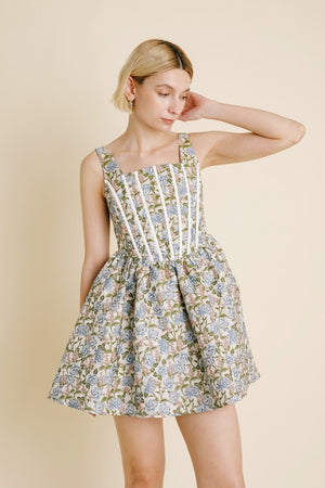 Flora Corset Mini Dress