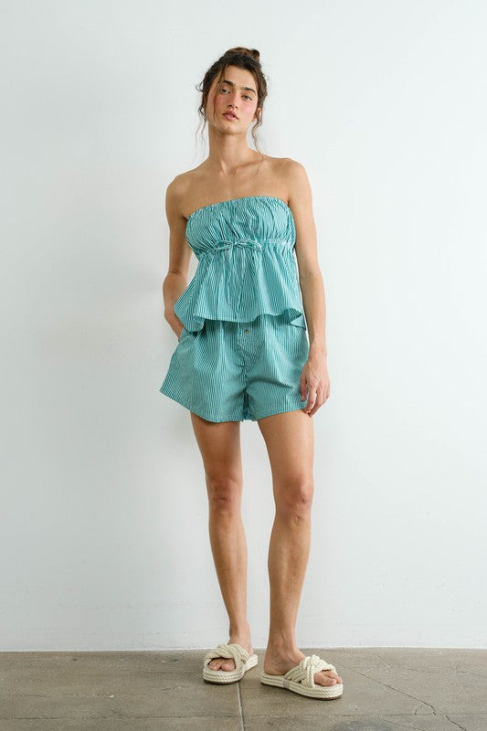 Poplin Boxer Shorts - Green