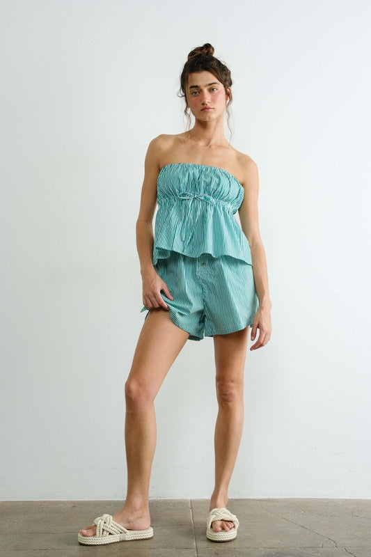 Poplin Boxer Shorts - Green