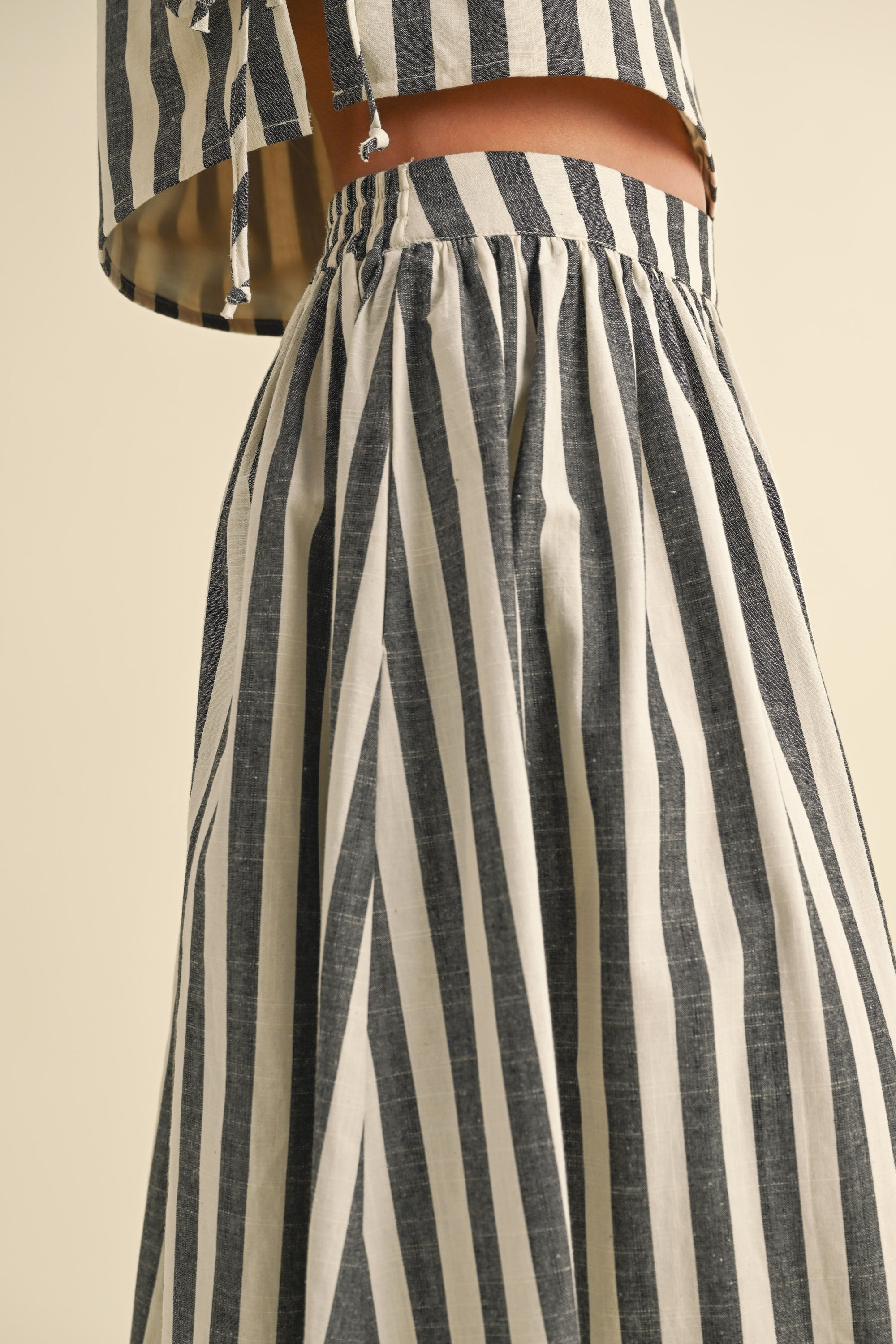 Callie Striped Maxi Skirt