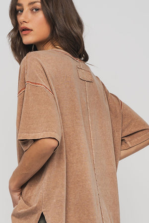 Timeless Oversized Tee - Taupe